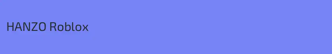 HANZO Roblox